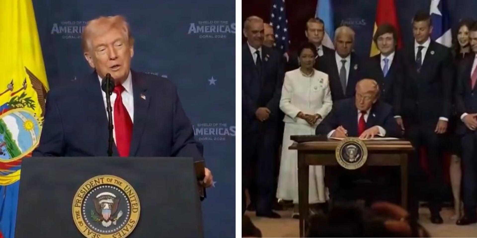 Trump tells western hemisphere leaders it's time to treat cartels like ISIS and eradicate them