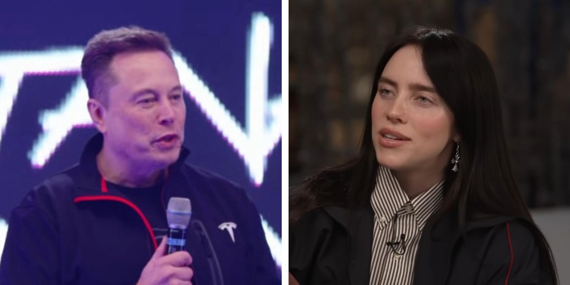 Billie Eilish calls Elon Musk 'pathetic' for not funding plan to end world hunger—he offered to in 2021 and the UN could only offer a plan to help 43 countries for 1 year
