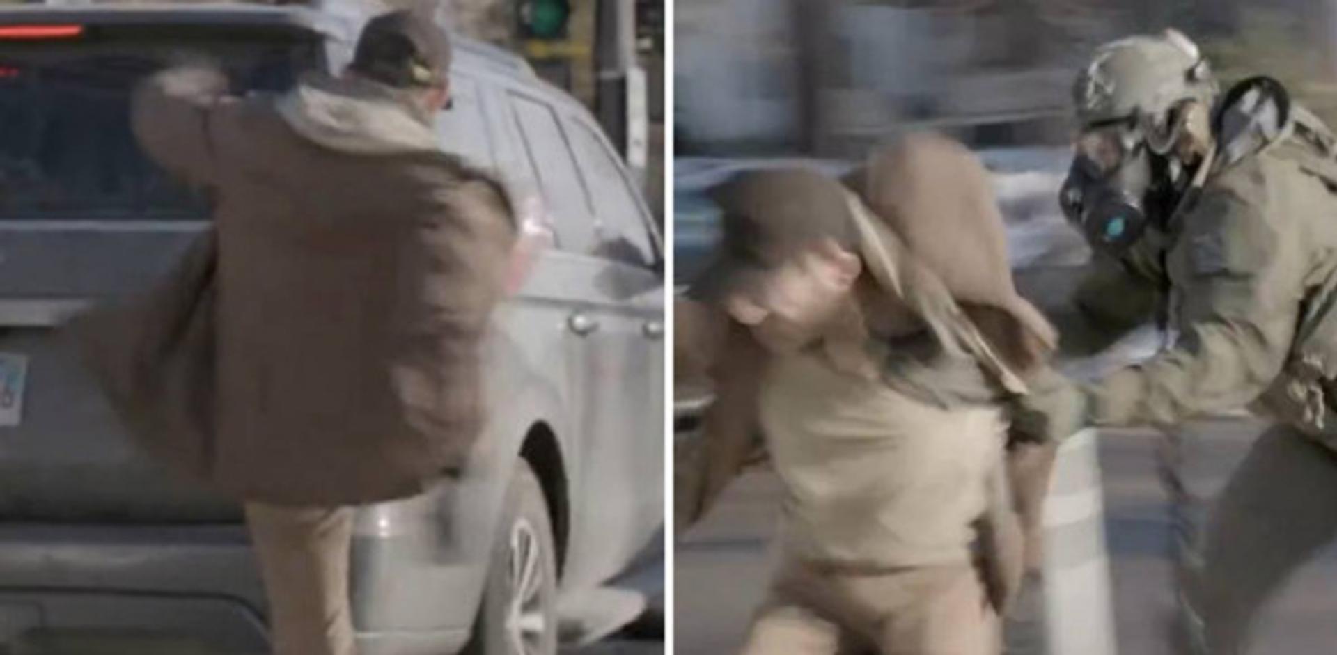 BOMBSHELL: Footage shows an armed Alex Pretti spitting on federal agent, kicking out his tail light 11 days before fatal shooting