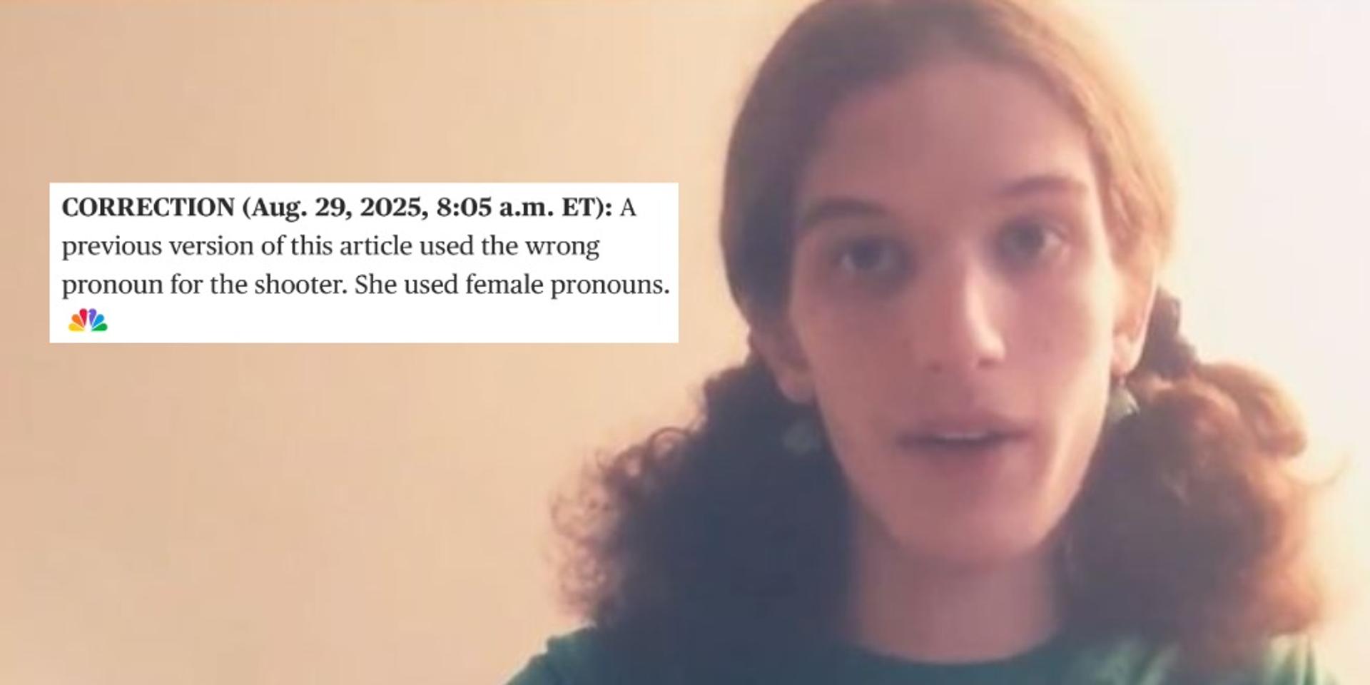 NBC issues correction for ‘misgendering’ Minnesota trans Catholic school shooter