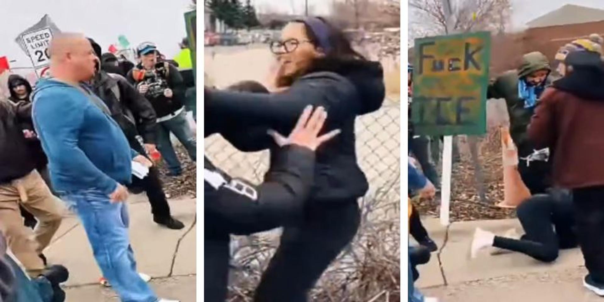 BREAKING: Frontlines journalist Savanah Hernandez brutally assaulted outside Minneapolis ICE facility