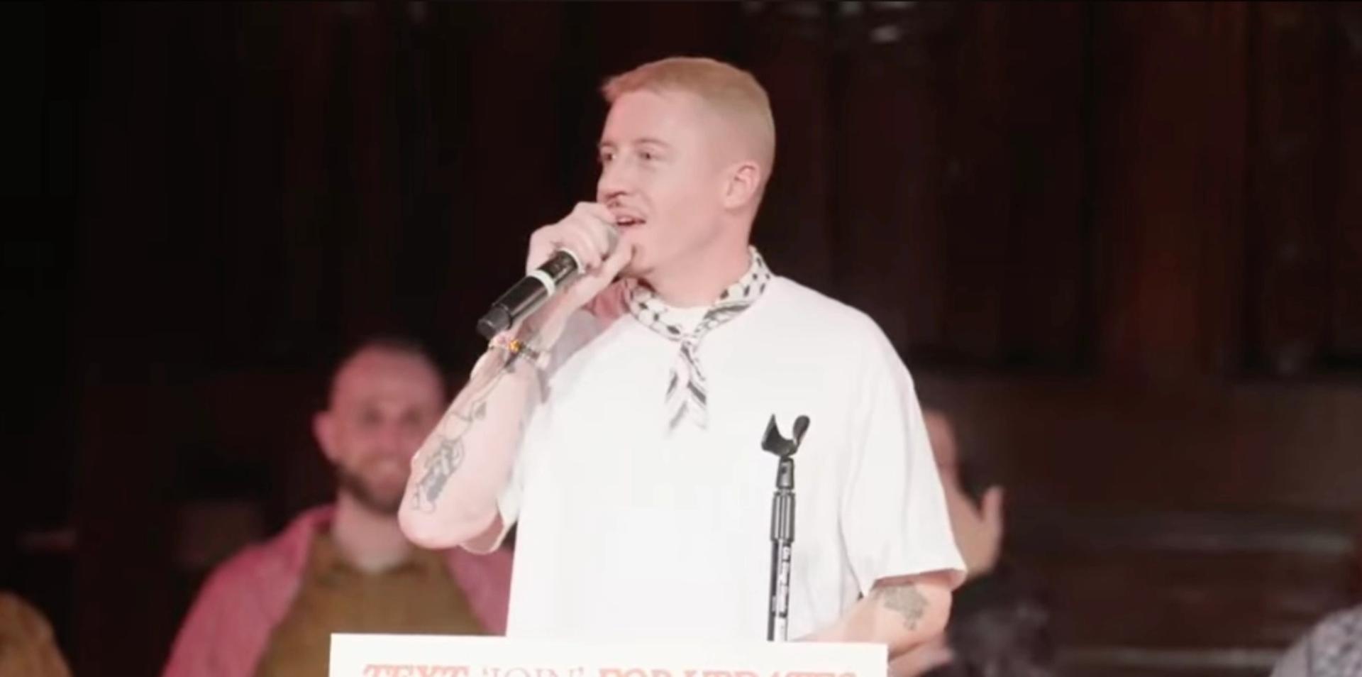 Macklemore announces 'Free Palestine' tour benefiting groups with alleged ties to terror orgs