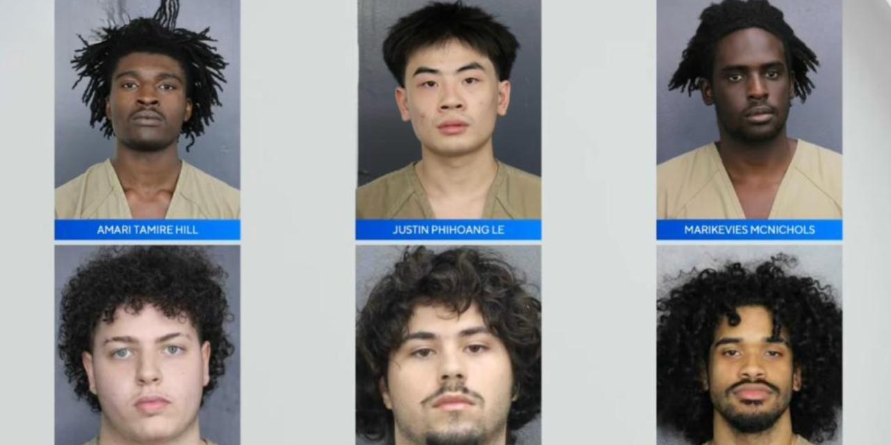 Six people charged with kidnap, torture following abduction at Florida resort