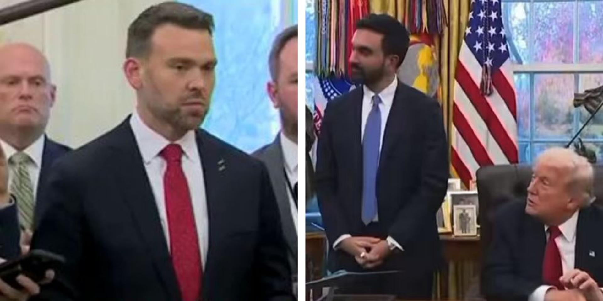 BREAKING: Jack Posobiec challenges Zohran Mamdani at White House over anti-white discrimination