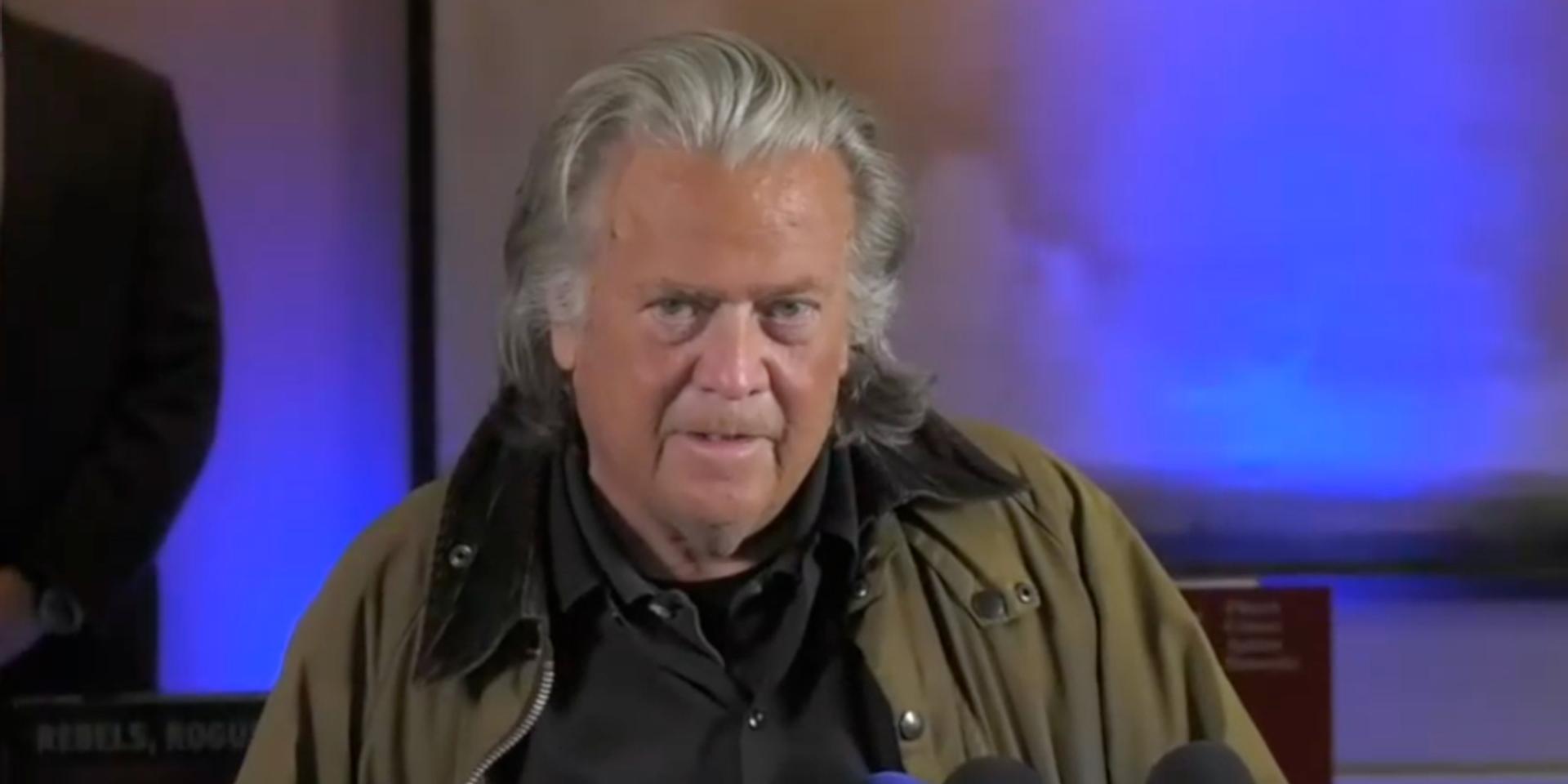 BREAKING: Trump admin moves to dismiss Steve Bannon's indictment on contempt charges