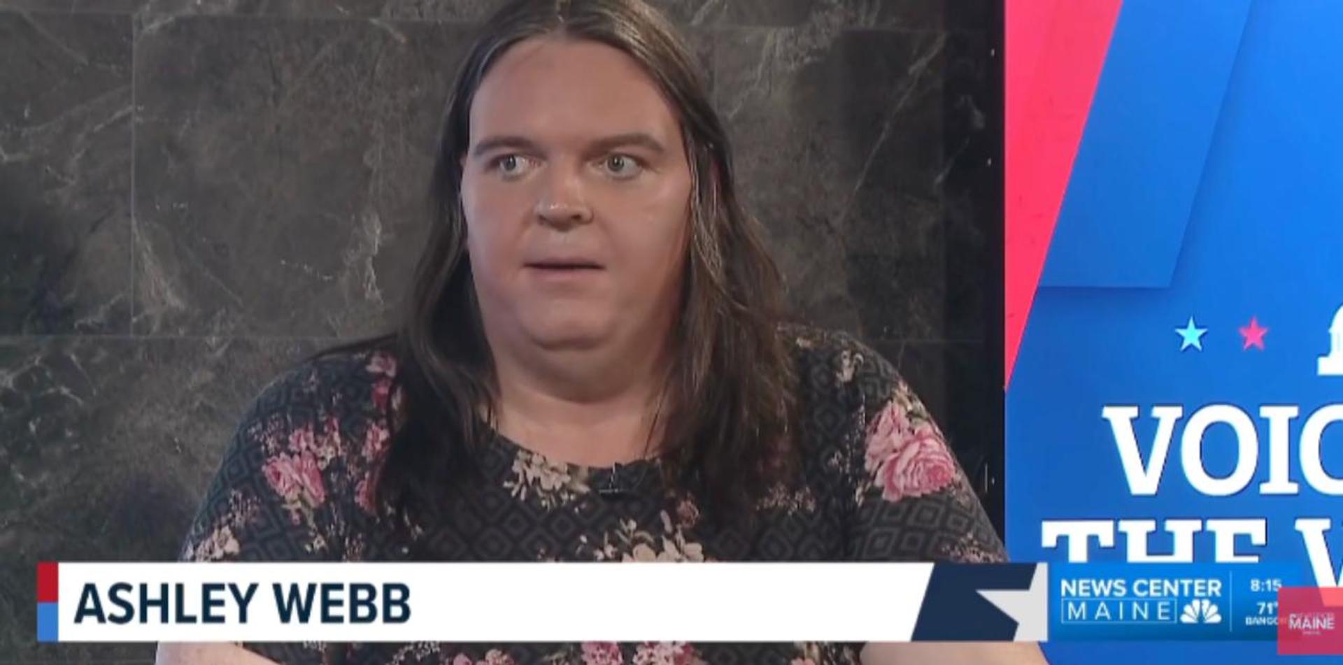 Trans Maine Senate candidate Ashley Webb says his songwriting makes him qualified for office, says he just wants to use the women's bathroom