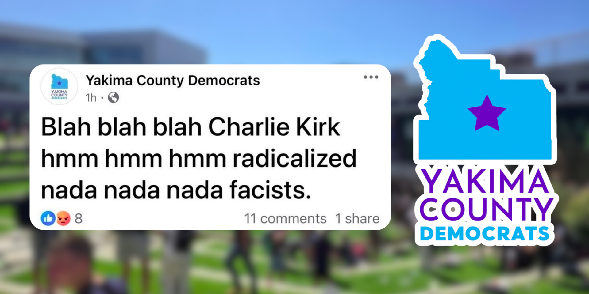 Local Democratic Party in Washington deletes post mocking assassination of Charlie Kirk