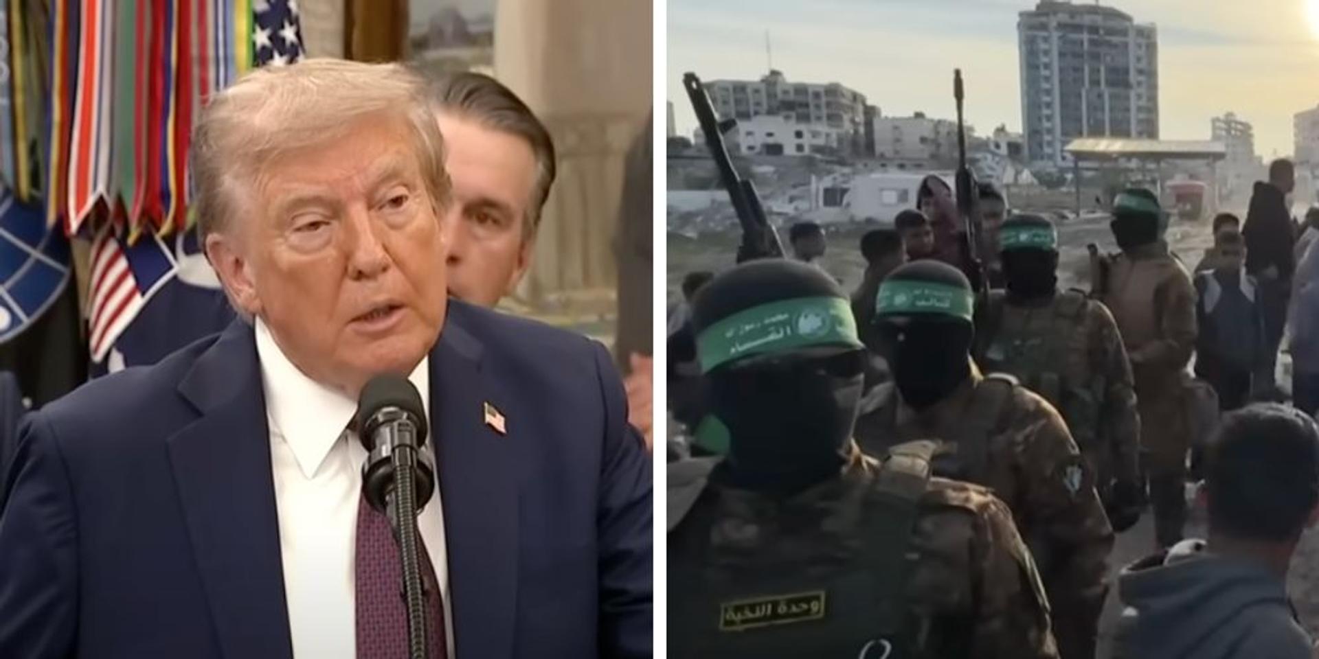 Trump issues 'last warning' to Hamas over hostage deal