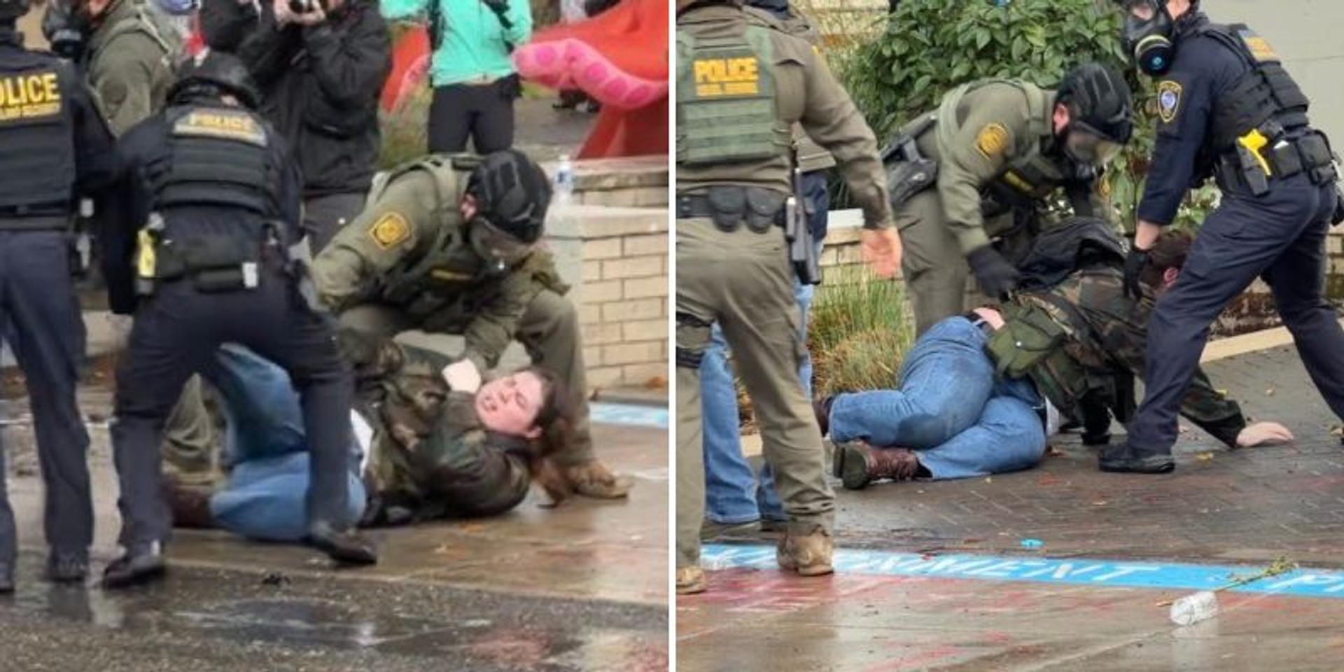 DOJ charges trans rioter with assault on federal agent after violent Antifa-affiliated attack on Portland ICE facility