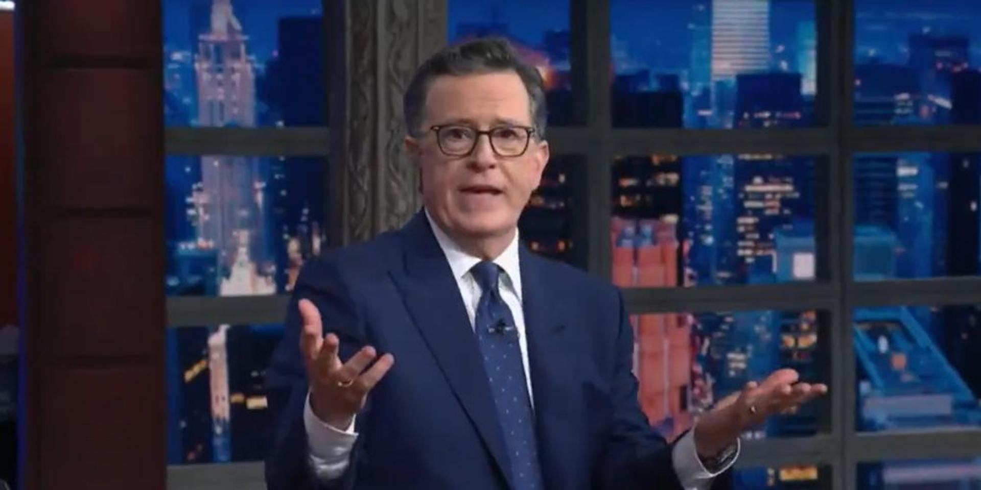Stephen Colbert tells audience his job was to 'feel the news with you' as 'Late Show' airs last episode