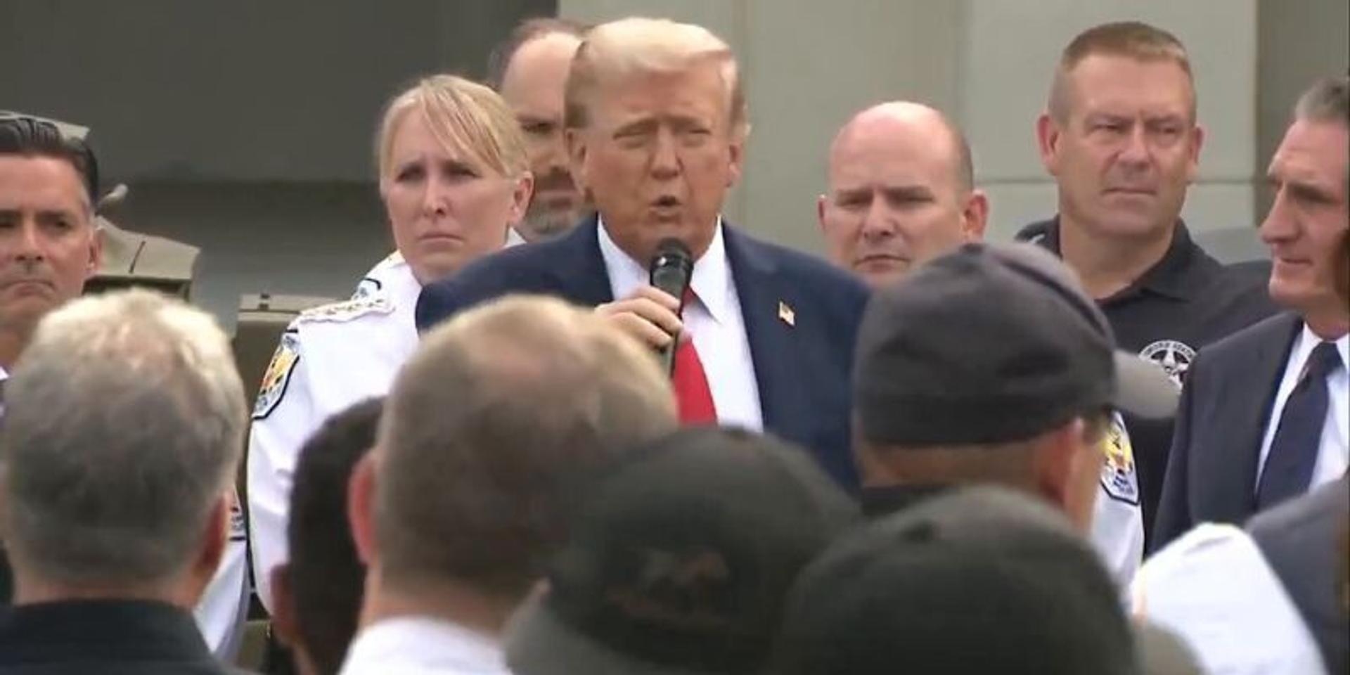 President Trump goes on 'patrol' with law enforcement in Washington, DC