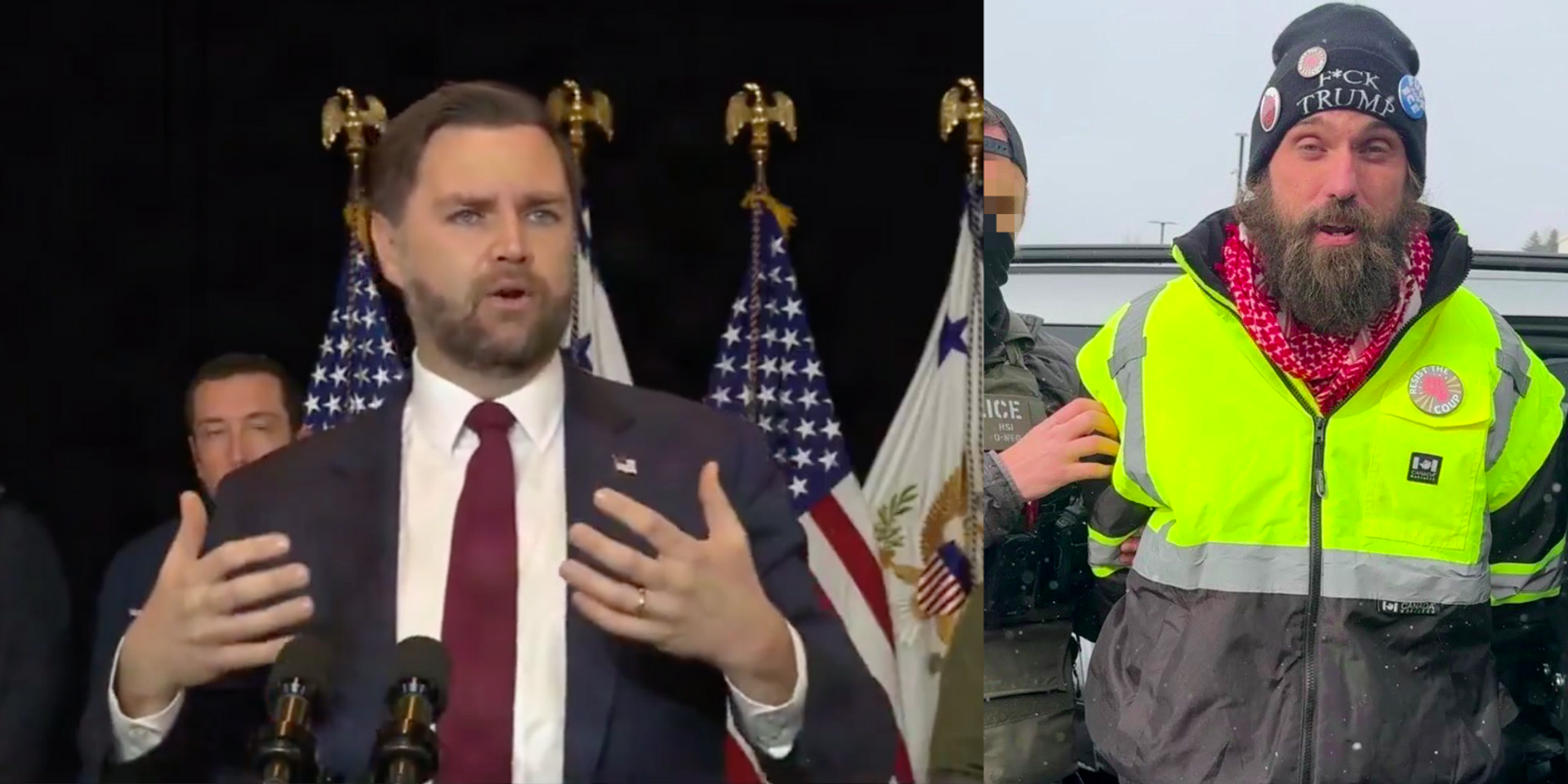 BREAKING: JD Vance vows to put church invaders and ICE attackers in prison