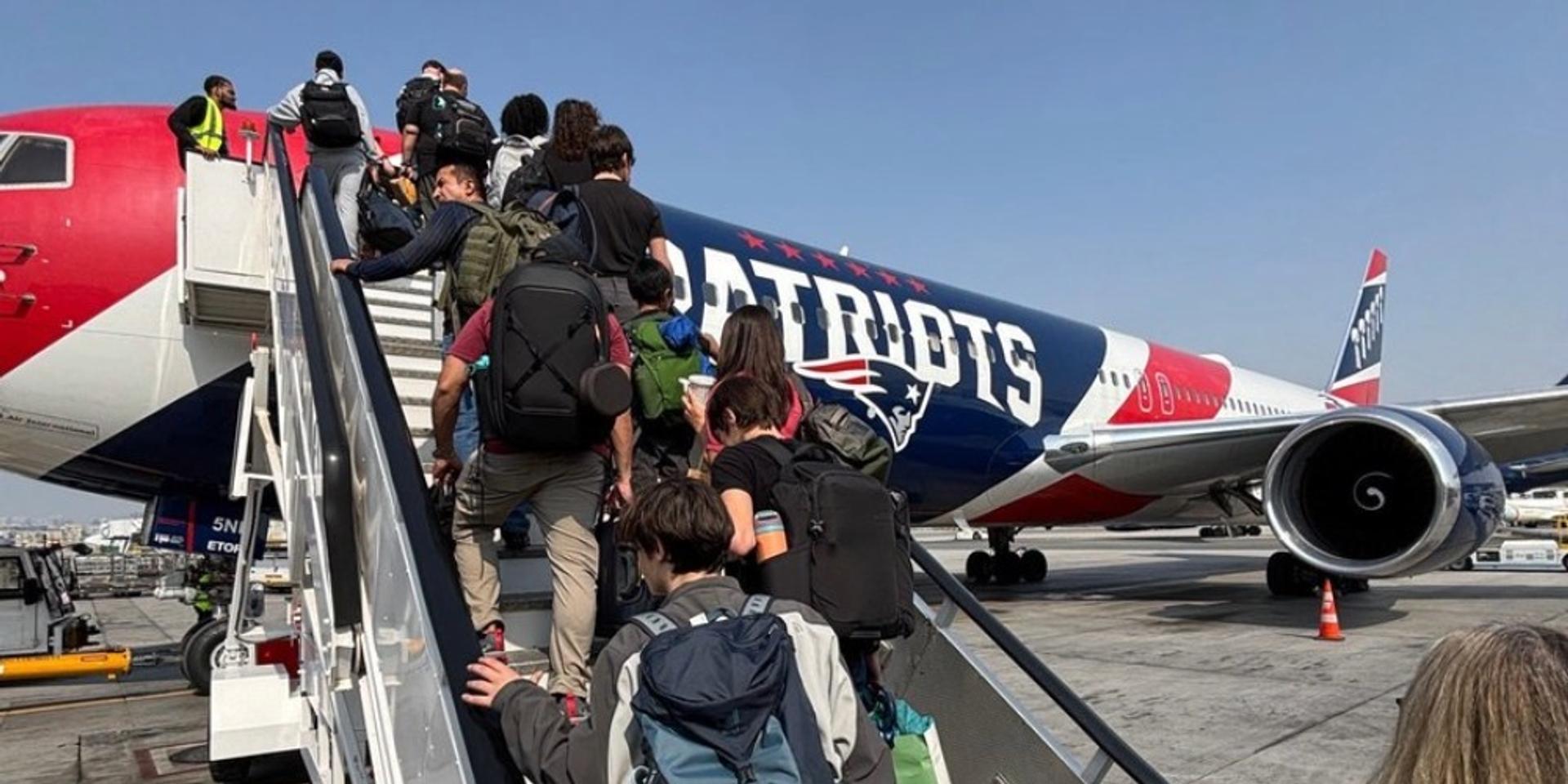 State Dept charters New England Patriots plane to evacuate Americans from Middle East