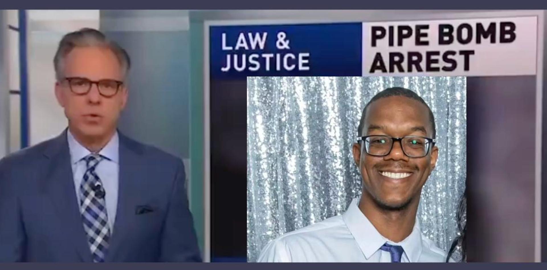 THIS IS CNN: Jake Tapper falsely claims black J6 pipe bomb suspect is 'white man'