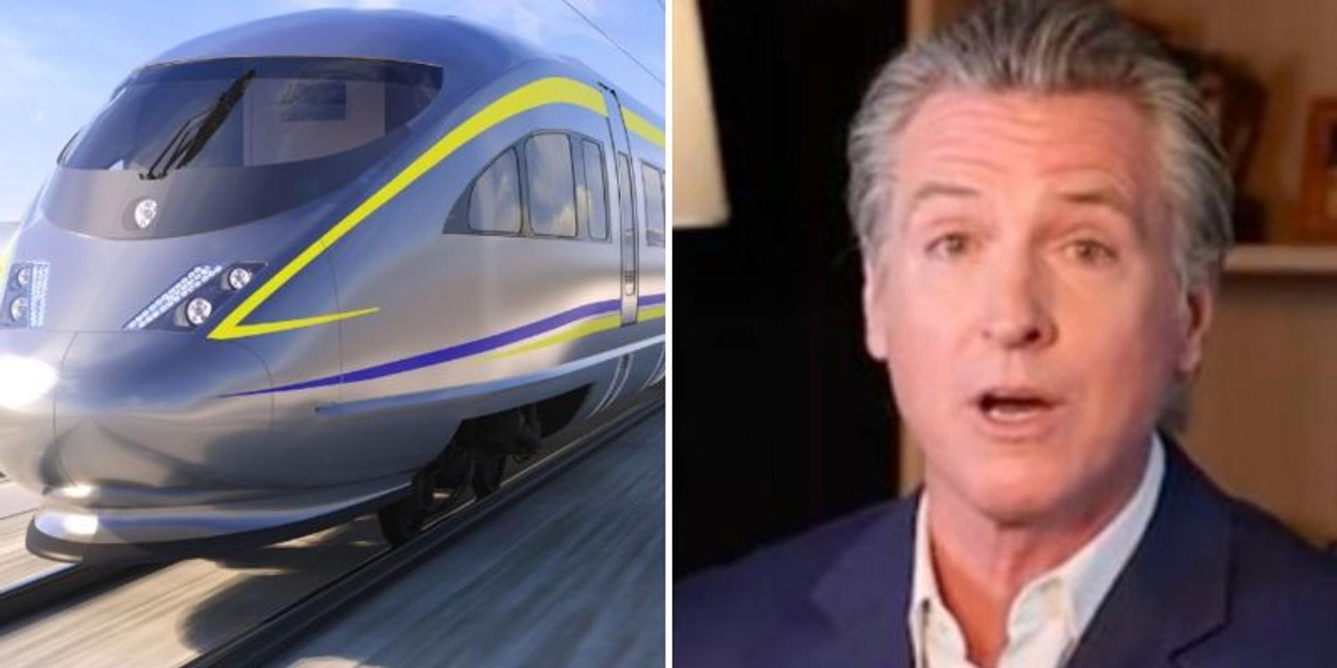 Newsom's overbudget rail project expected to top $126 BILLION—tracks have not yet been laid