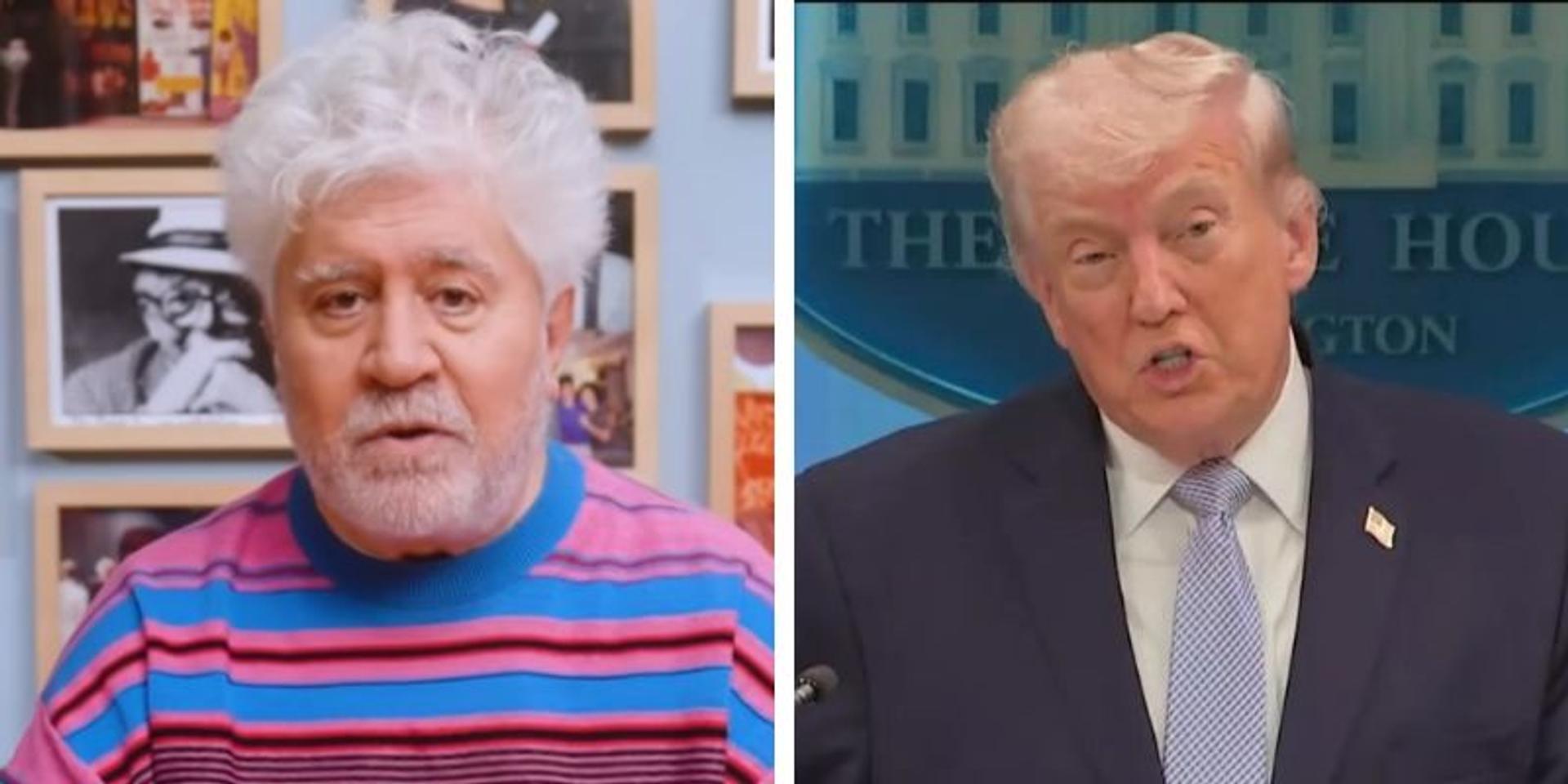 Famed director Pedro Almodovar says Hollywood should protest more against Trump's 'totalitarian regime'