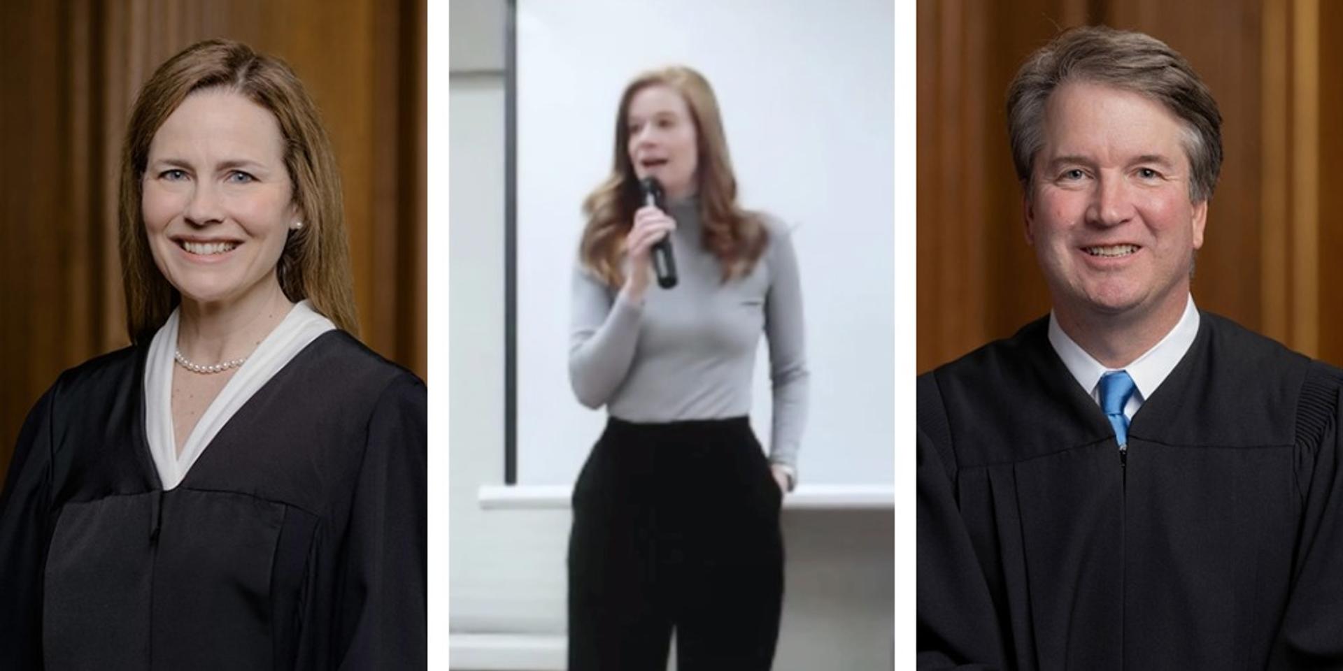 Michigan Dem candidate for Senate says she wants to throw beer cans at Amy Coney Barrett and Brett Kavanaugh