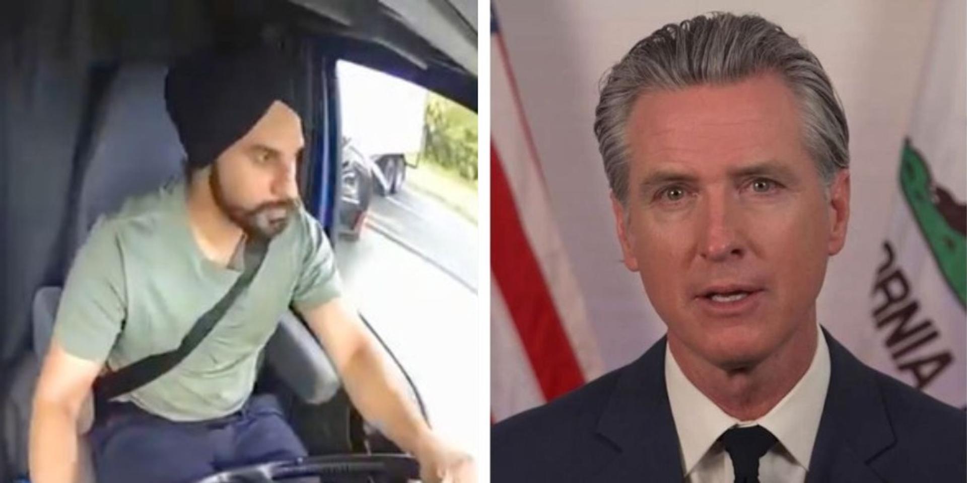Illegal immigrant charged with vehicular homicide obtained commercial license from California under Gavin Newsom's lax laws