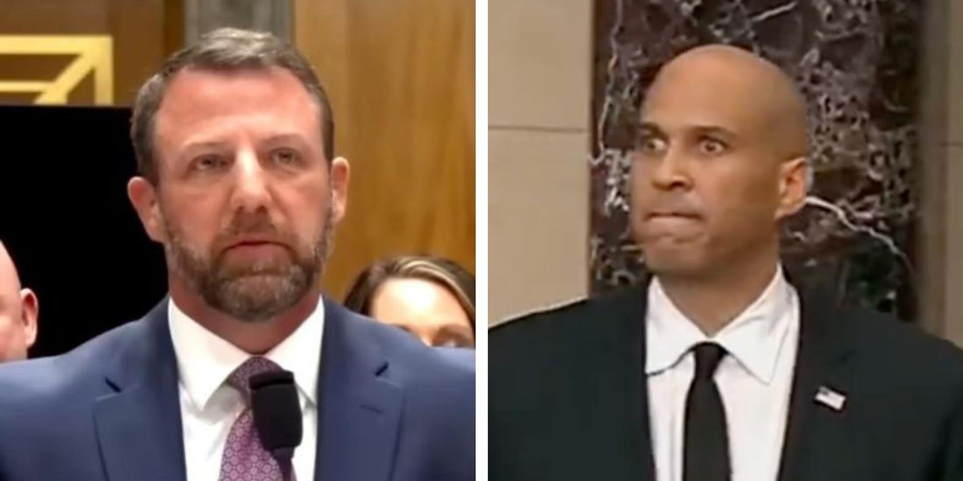 DHS Sec Markwayne Mullin calls out Sen Corey Booker over false claims Delaney Hall detainees are on a hunger strike—illegal aliens are instead demanding ethnic food