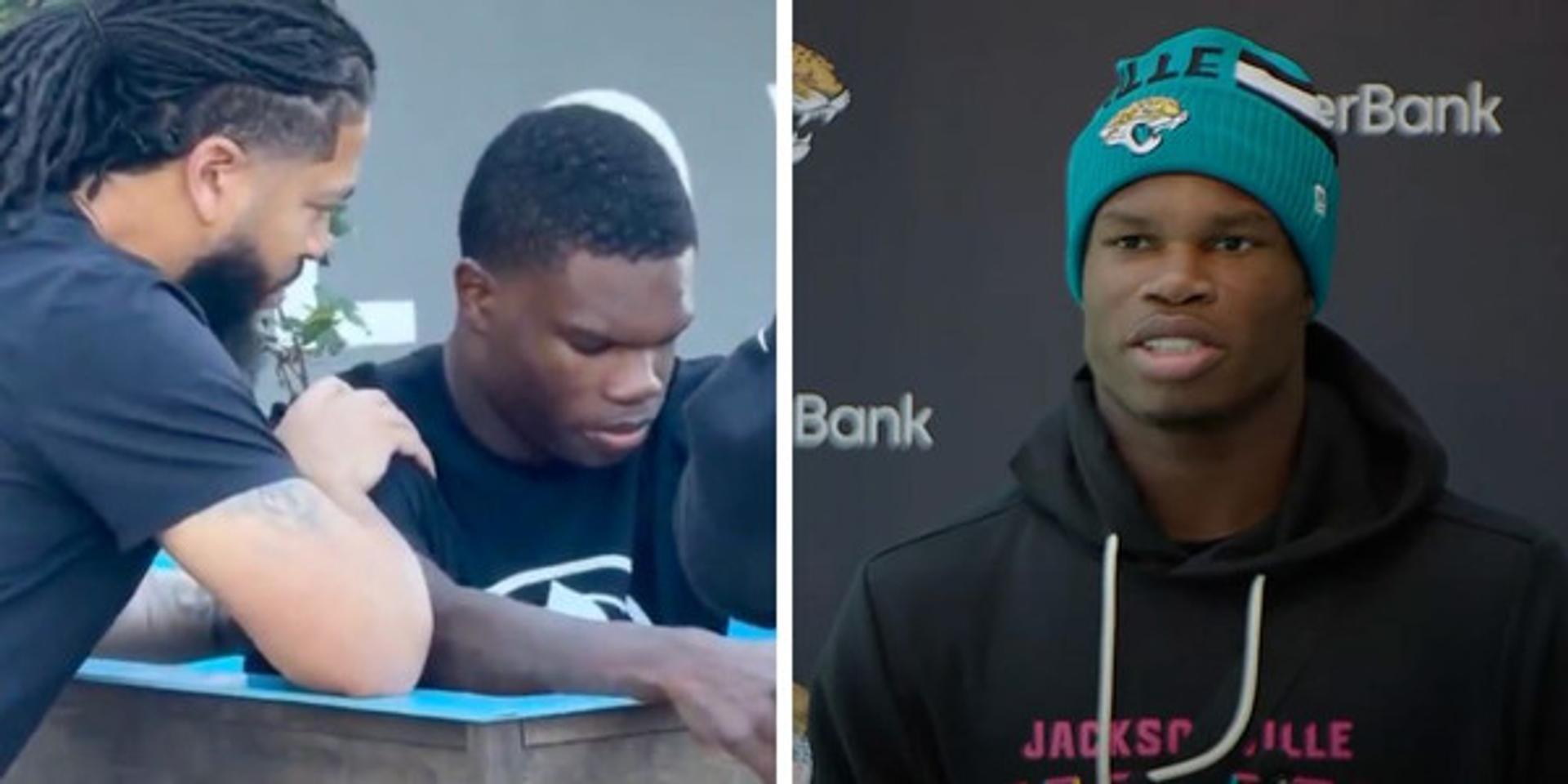 'It's God's day': Travis Hunter stands up for faith amid backlash, defends his baptism on Sunday