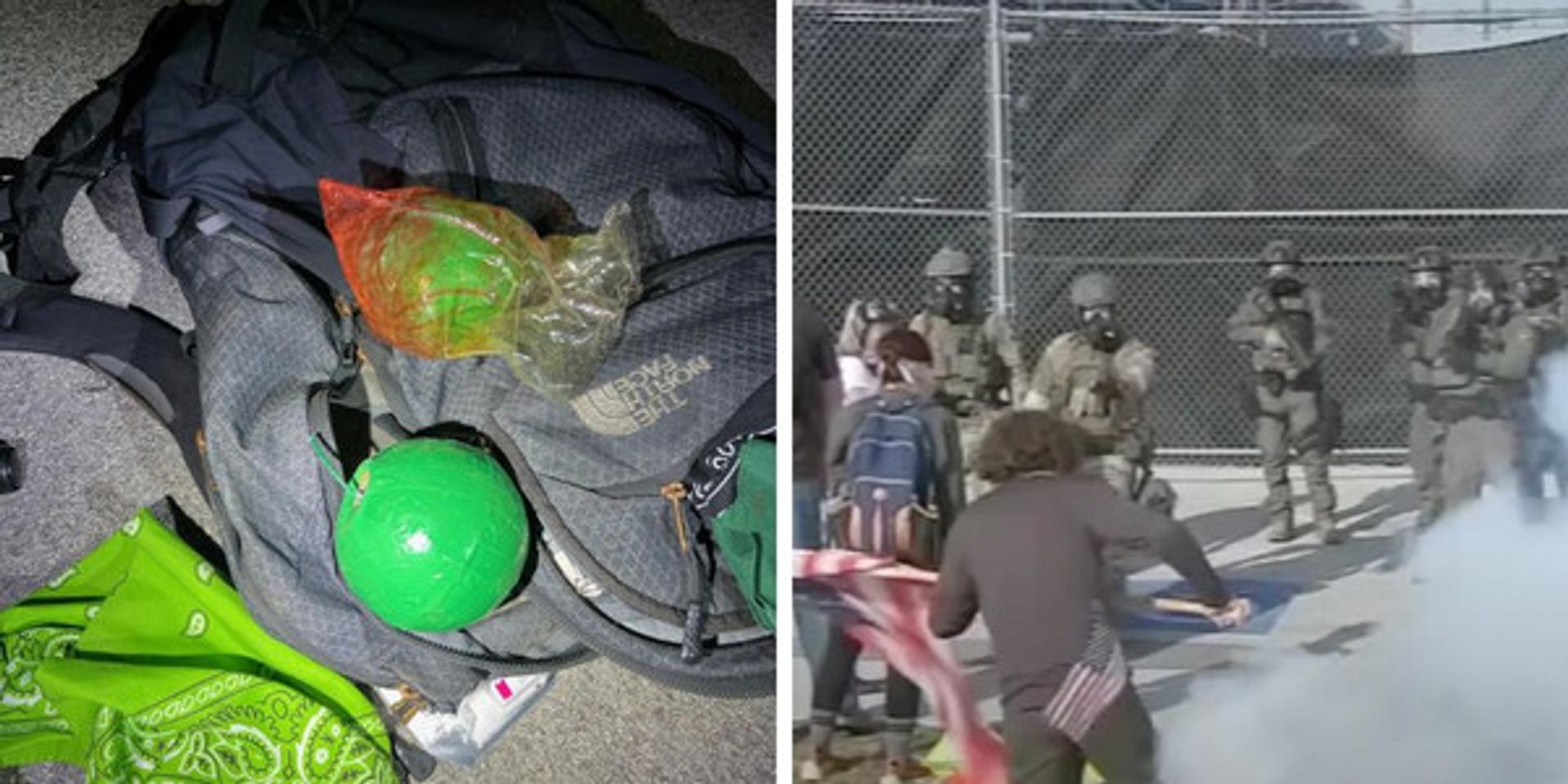 Police confiscate two guns, possible explosive device amid Chicago ICE riot