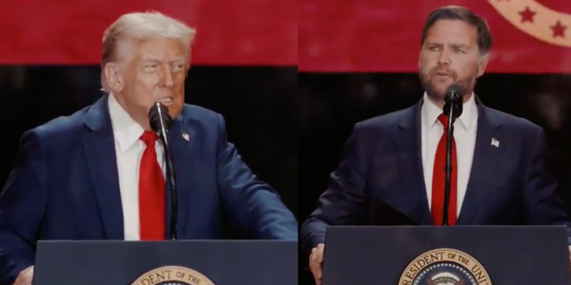 President Trump, VP Vance speak in honor of friend Charlie Kirk at massive memorial for slain conservative leader