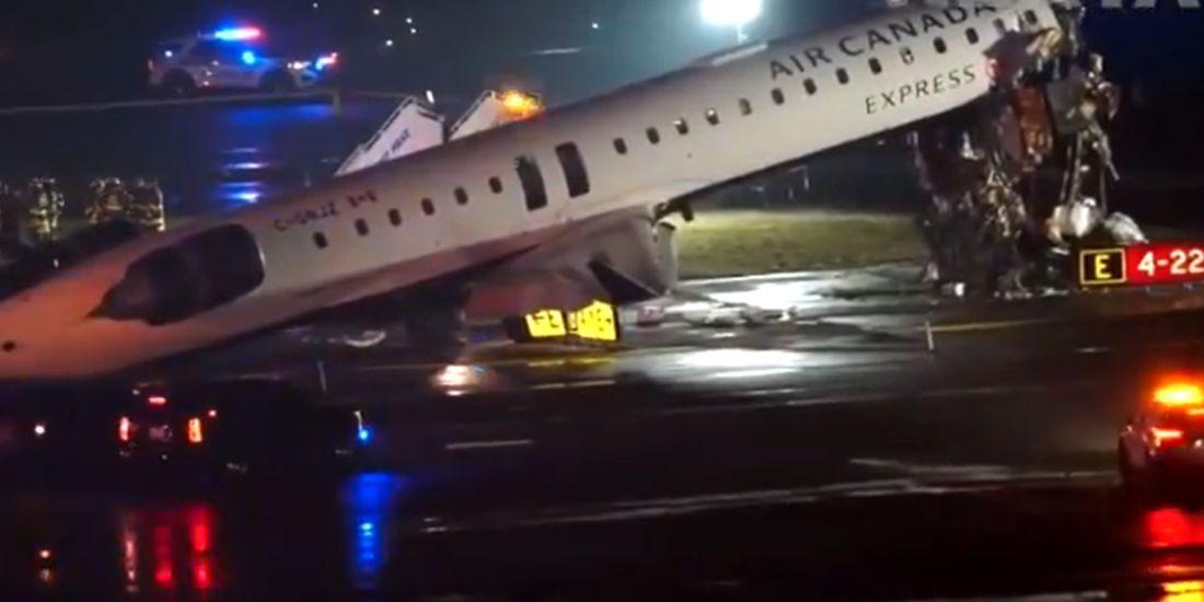 'I messed up': 2 pilots dead, 41 injured after Air Canada jet hits fire truck at LaGuardia, audio captured air traffic controller taking blame