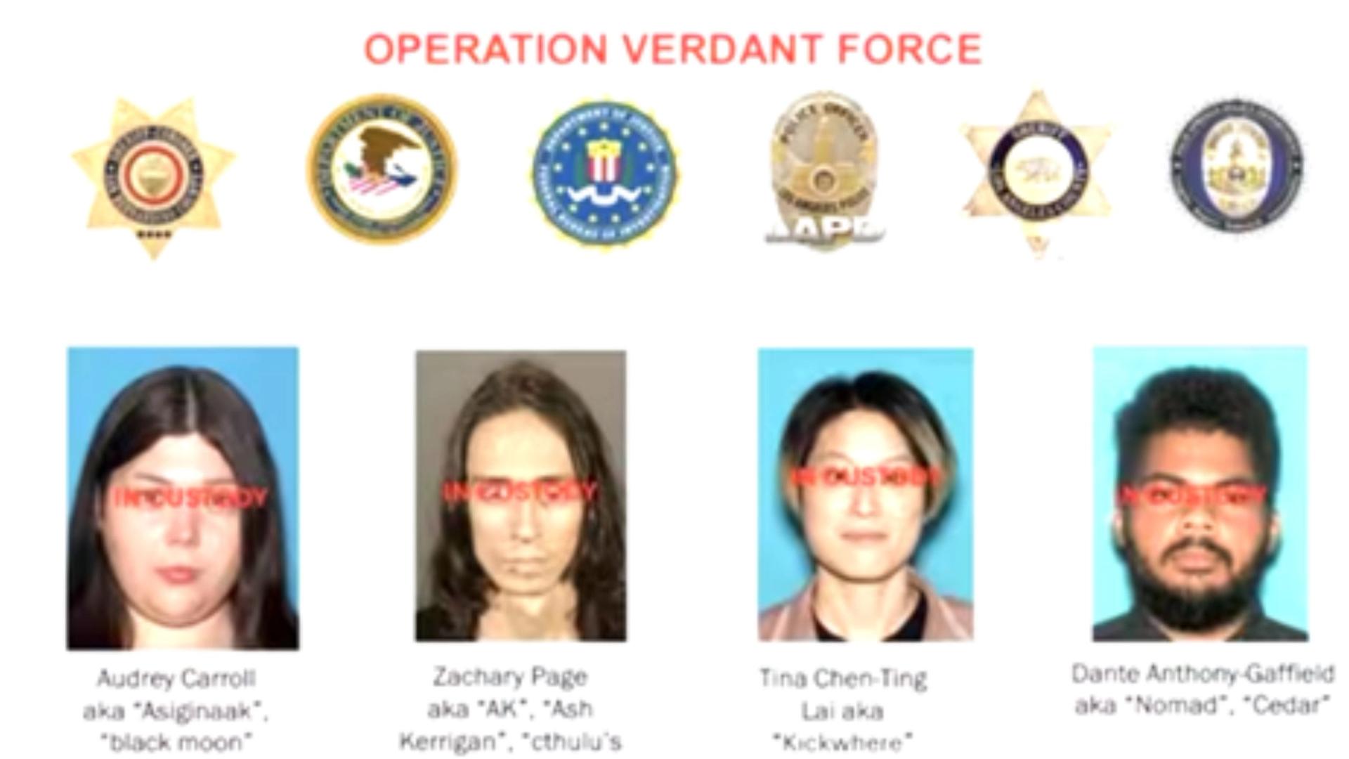Federal grand jury indicts 4 far-left extremists on terrorism charges for LA New Year’s Eve bomb plot