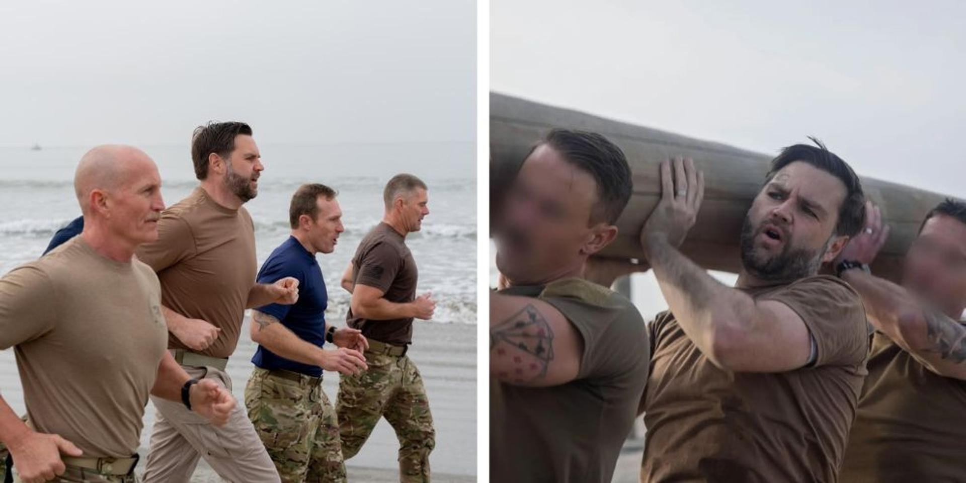 JD Vance trains with Navy SEALs—says it hit like 'a freight train'