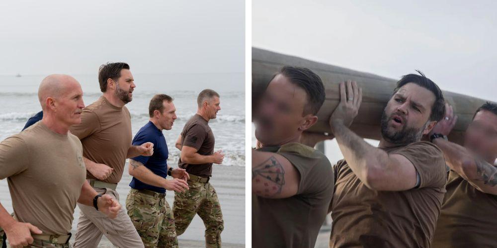 JD Vance trains with Navy SEALs—says it hit like 'a freight train'