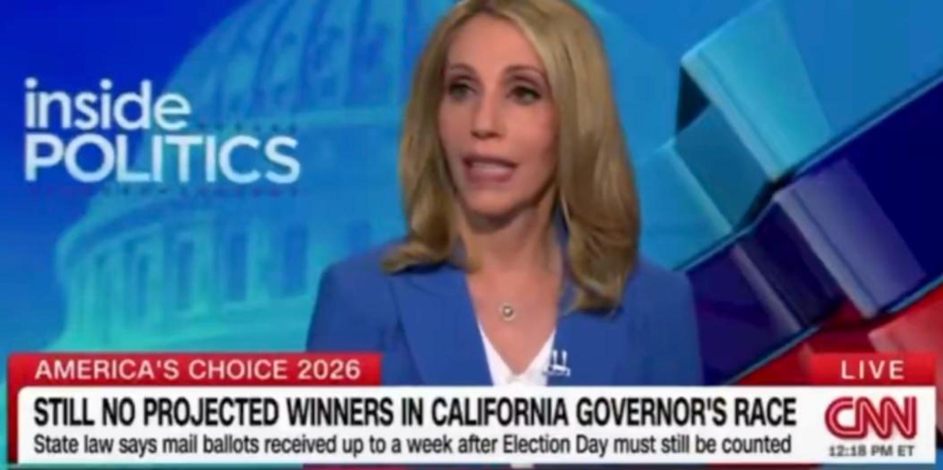 CNN's Dana Bash tells viewers not to worry about election fraud in California because GOP ballots are 'counted culturally' first