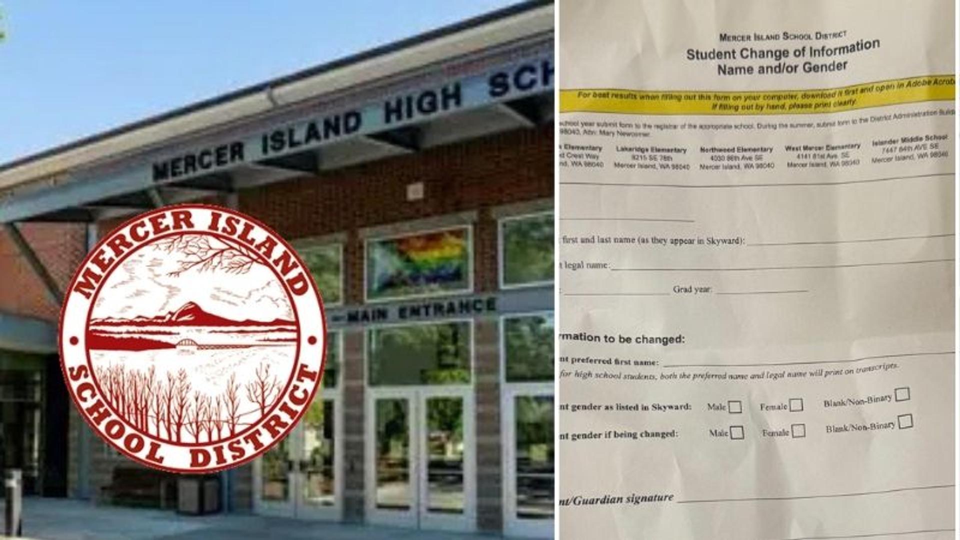 EXCLUSIVE: Mercer Island School District instructs WA students to change name, gender without parental consent
