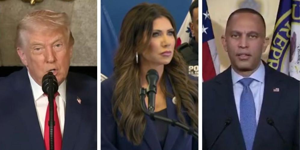 Trump has 2-hour Oval Office meeting with Kristi Noem as Dems push for her impeachment