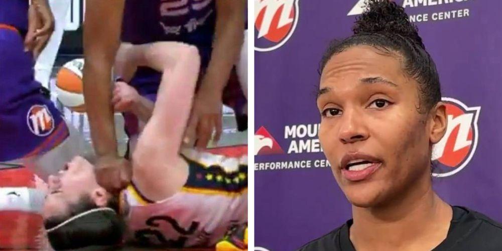 WNBA player who punched Caitlin Clark in the throat claims she's victim of harassment, racial slurs