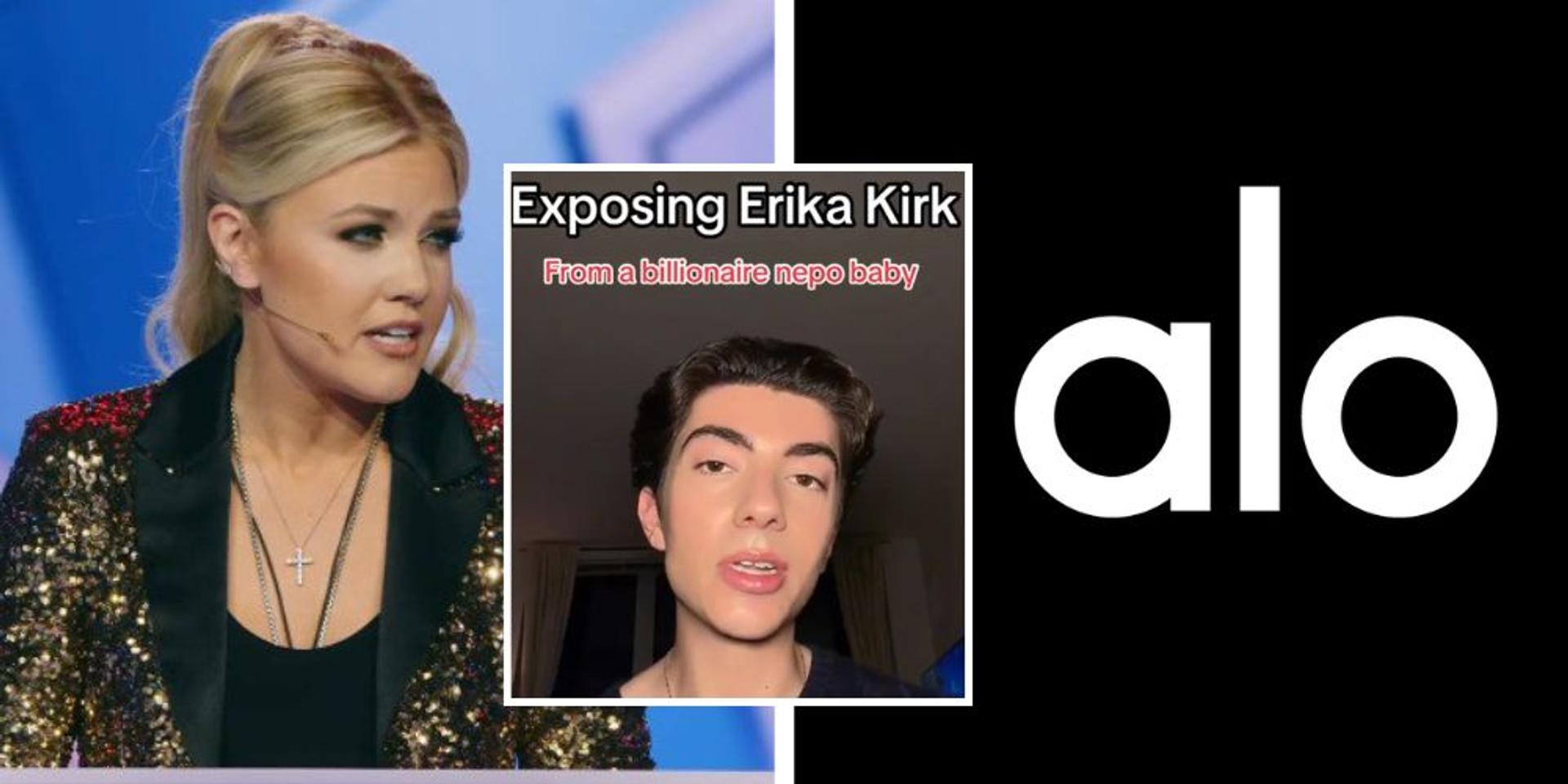 Alo under legal scrutiny after staffer leaked purchases made on Erika Kirk's card