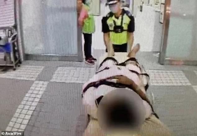 He feared more violence from his ex-wife and had locked himself in the toilet before calling police