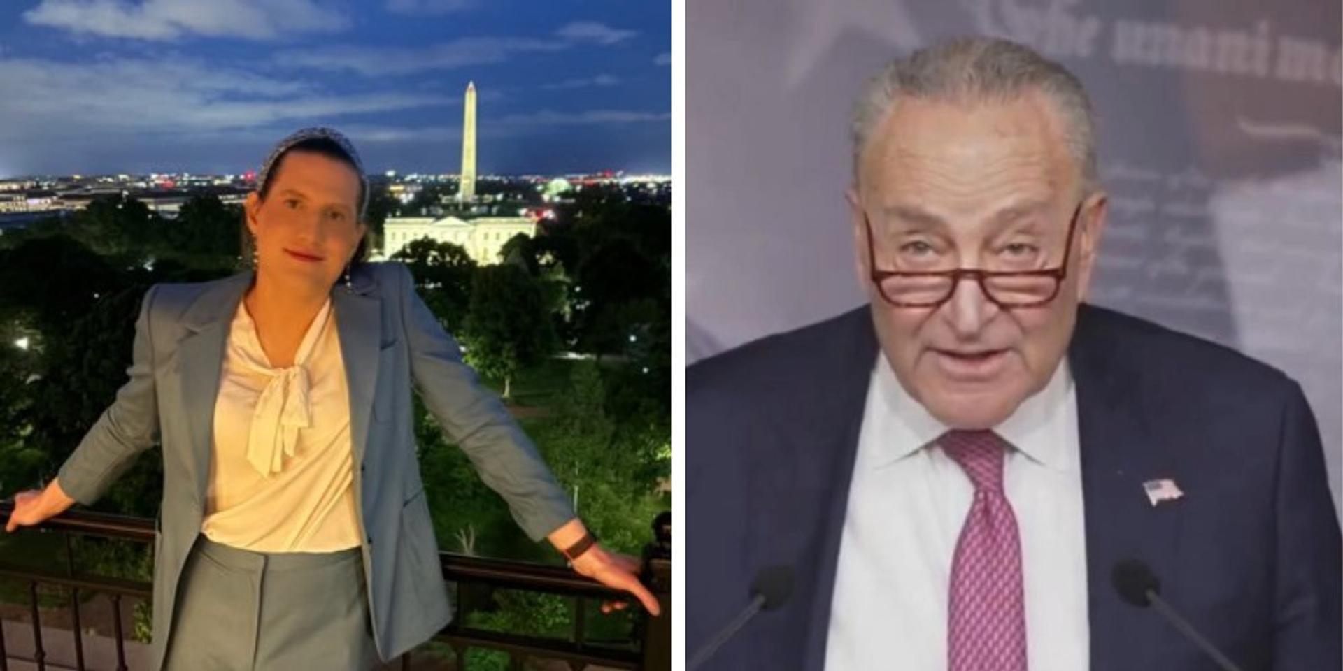 Trans activist’s petition to remove Chuck Schumer from Senate Dem leadership reaches 50,000 signatures