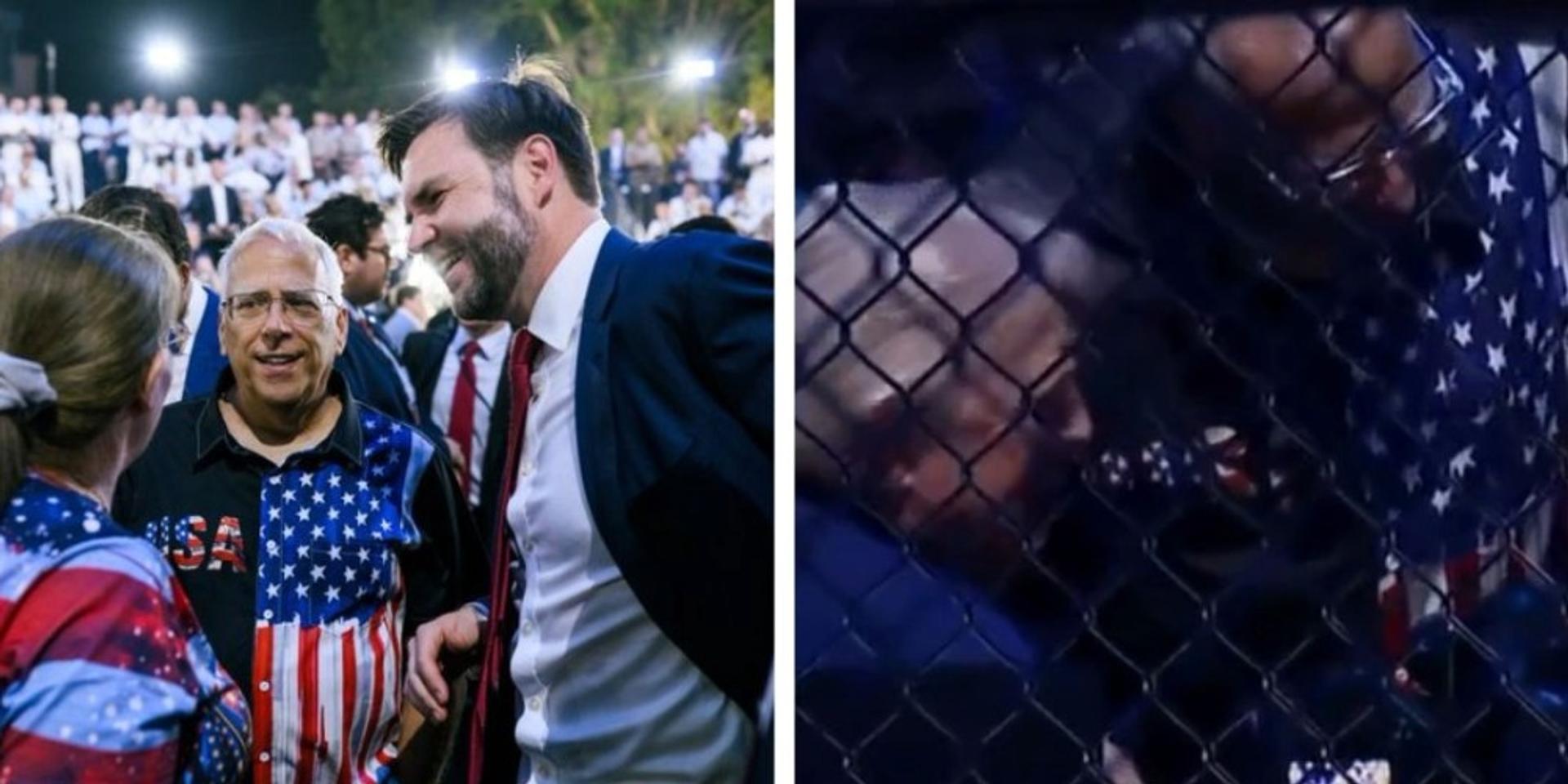 Pope Leo's MAGA brother hangs out with JD Vance, Trump at UFC Freedom 250 outside the White House