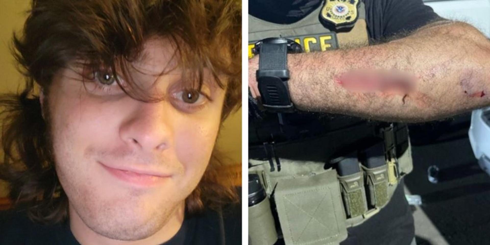 Anti-ICE agitator charged with biting ICE officers at Delaney Hall was previously arrested for child sex crimes