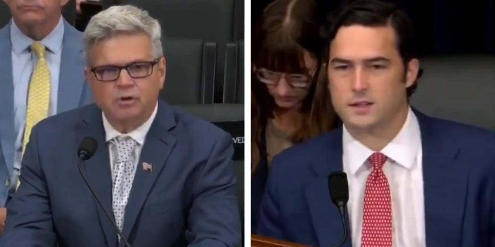 Head of birth tourism company 'Have My Baby in Miami' pleads the Fifth when grilled by Brandon Gill in Congress