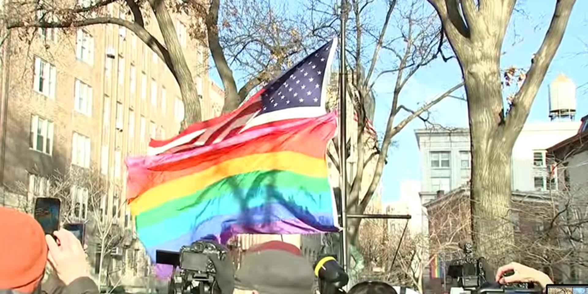 LGBTQ groups sue Trump admin over removal of Pride flag from Stonewall National Monument