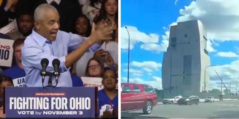 Obama demolished for comparing Trump’s decor to Cheesecake Factory after adding massive eyesore to Chicago’s skyline