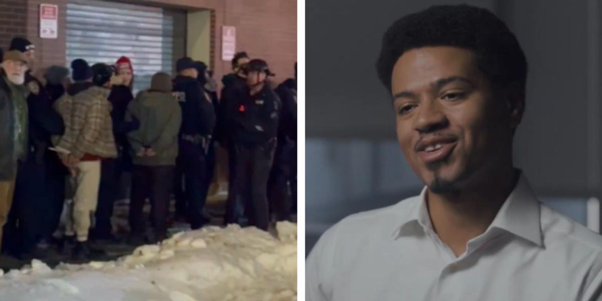 Former mayor's son Dante de Blasio arrested with anti-ICE mob for disorderly conduct at Manhattan hotel