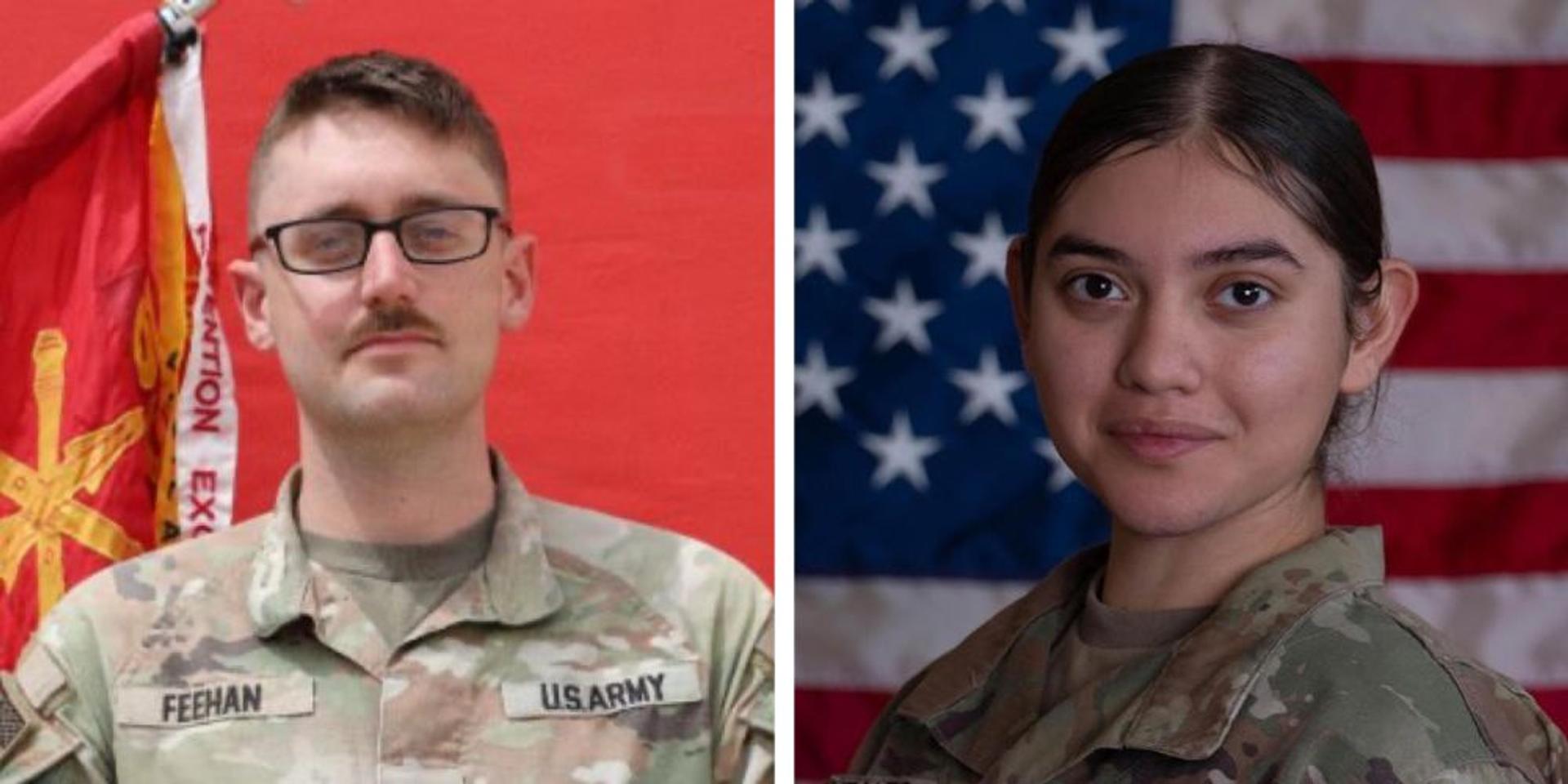Pentagon identifies soldiers killed by Iranian attack in Jordan as 1st Lt. Tyler James Feehan, Pvt. Isabella Gonzales
