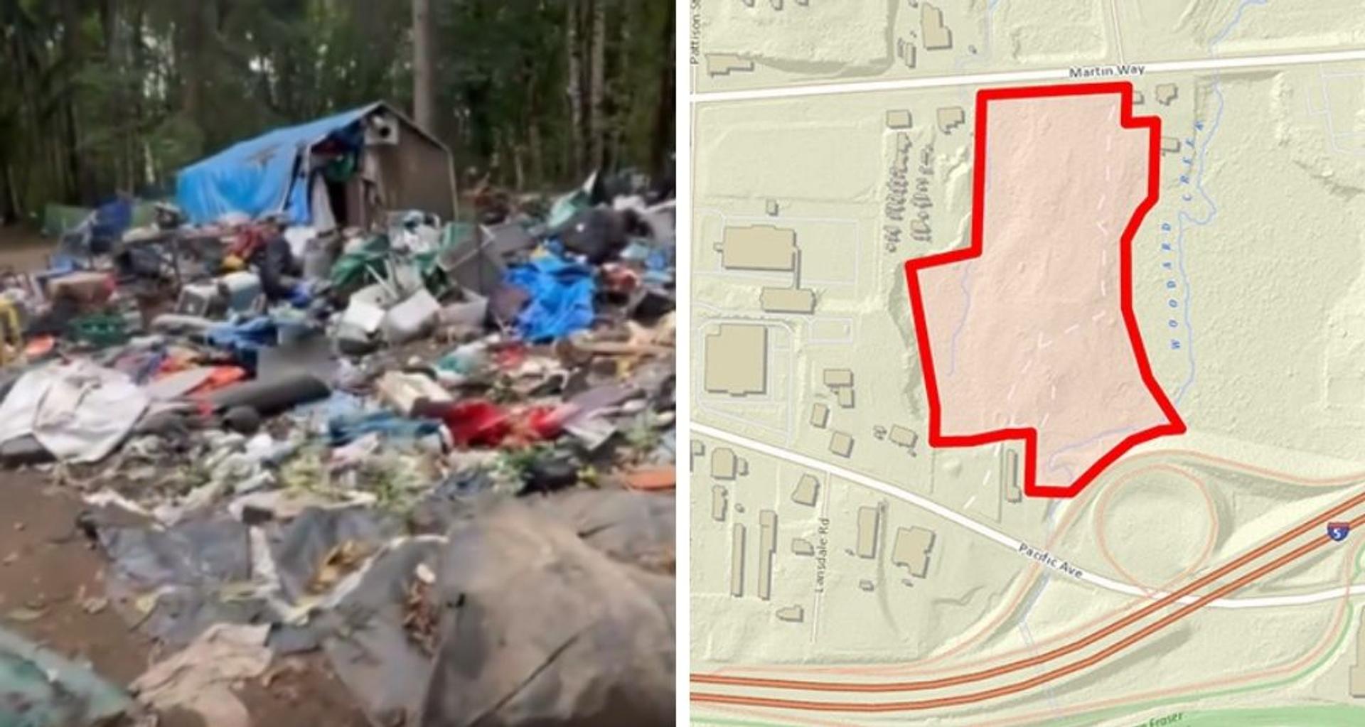 Missing Arizona girl found in notorious homeless encampment nicknamed 'The Jungle' in Olympia