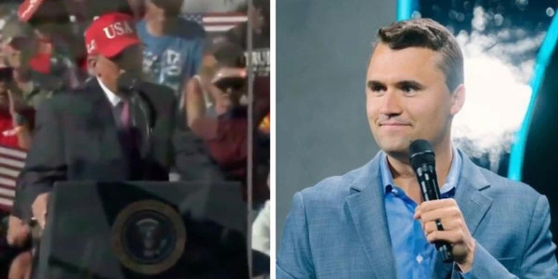Trump pays tribute to Charlie Kirk on what would have been his 33rd birthday