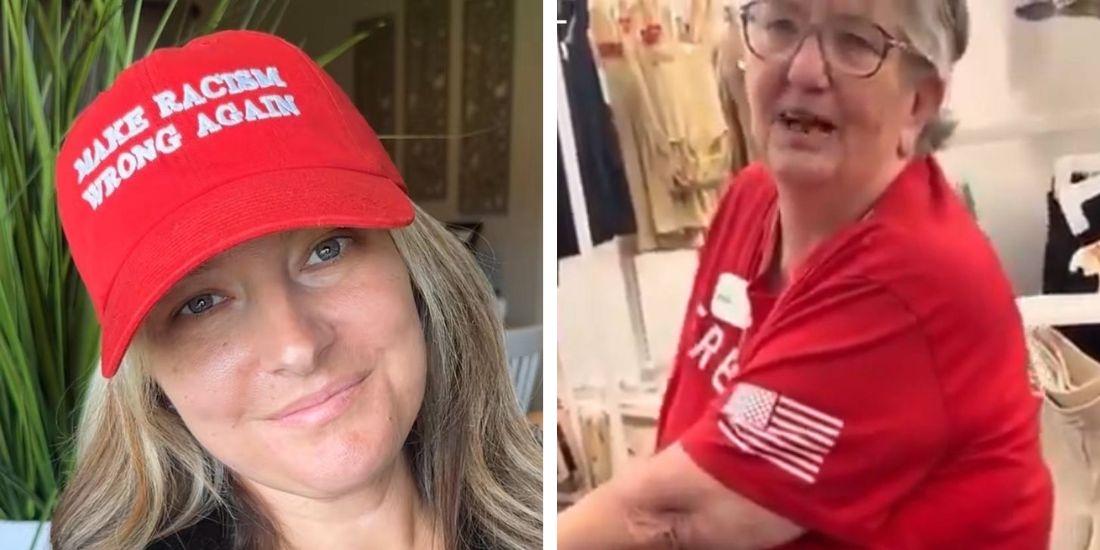 Leftist healthcare worker melts down over elderly Target employee's Charlie Kirk 'Freedom' shirt