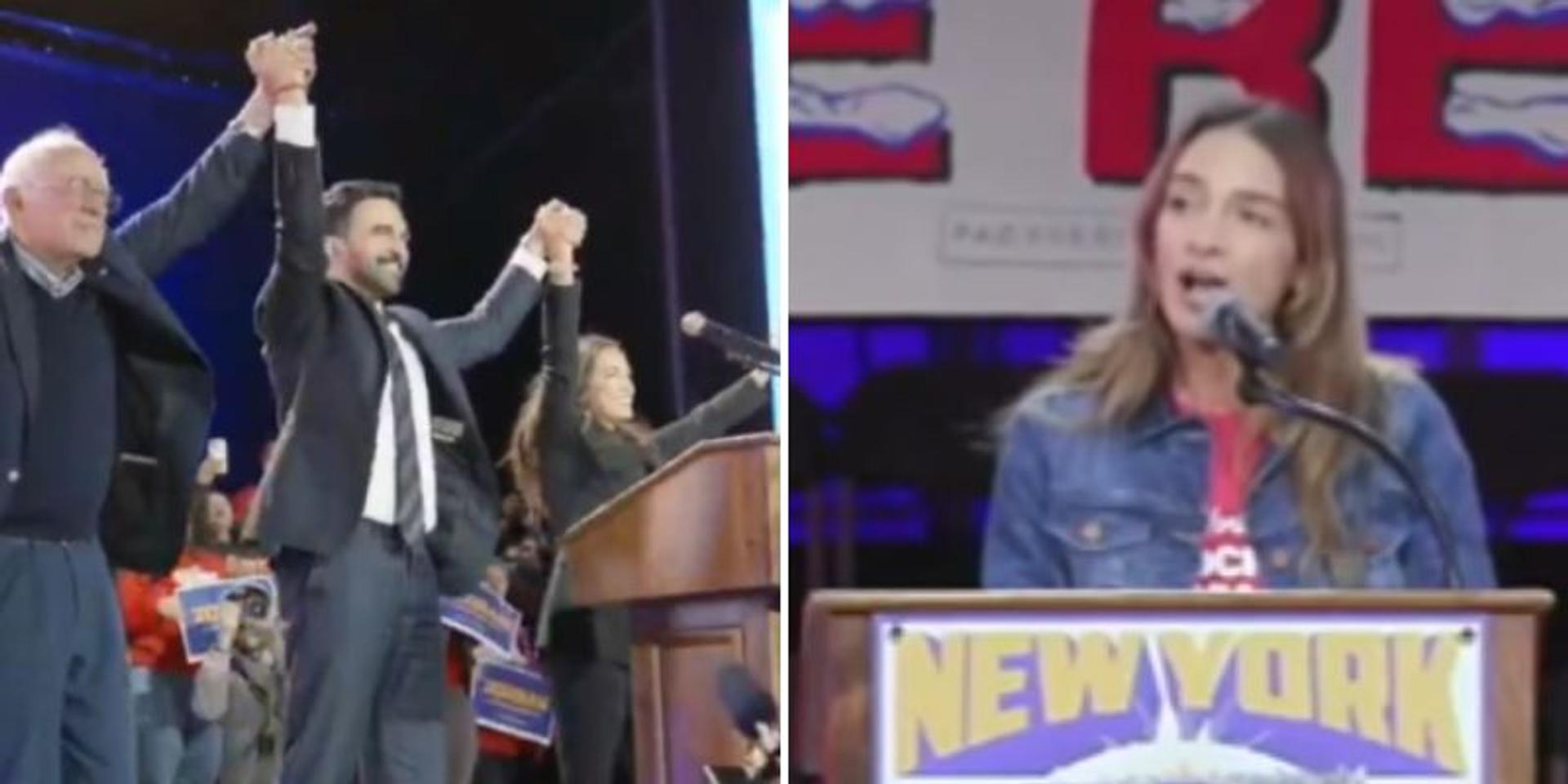 NY Democrats call to 'fight to abolish ICE' at Zohran Mamdani rally