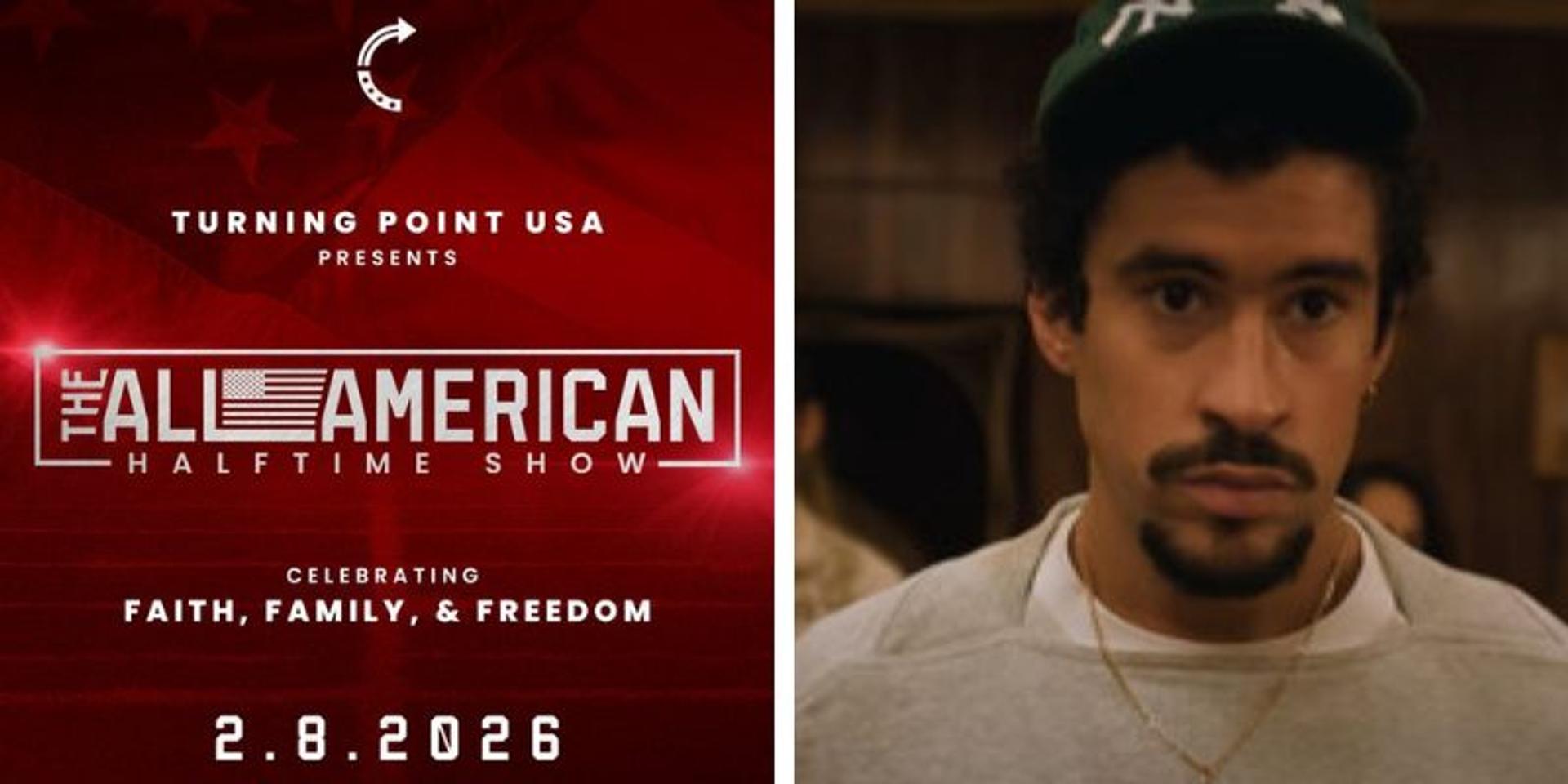 BREAKING: TPUSA announces 'All American Halftime Show' to counter Super Bowl Bad Bunny appearance