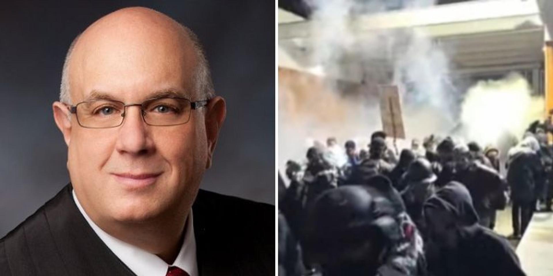 Judge blocks federal agents from using tear gas, crowd control munitions on agitators at Portland ICE facility
